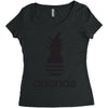 Pineapple Women's Triblend Scoop T-shirt