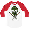skull grass 3/4 Sleeve Shirt