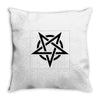 black black castle Throw Pillow