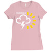 weather forecast symbol Ladies Fitted T-Shirt