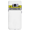 warning offensive mens funny Samsung Galaxy S8 Plus