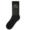 the tree, the raccoon Socks