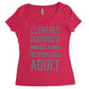 cleverly disguised Women's Triblend Scoop T-shirt