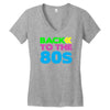 back to the 80s Women's V-Neck T-Shirt