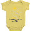 on the top (mountain) Baby Onesie