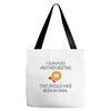 i survived another meeting rectangle Tote Bags