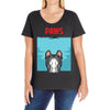 paws Ladies Curvy T-Shirt