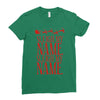sleigh my name Ladies Fitted T-Shirt