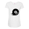 beat jet grind radio yellow Maternity Scoop Neck T-shirt