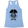 skull with beard Racerback Tank