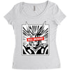 All Might Women's Triblend Scoop T-shirt