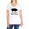 anti vegan task force Ladies Curvy T-Shirt