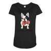 nobody listens to me Maternity Scoop Neck T-shirt