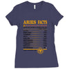Aries Facts Ladies Fitted T-Shirt