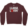 llama lovin' lover Crewneck Sweatshirt