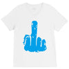 fuck size V-Neck Tee