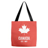 Canada Established 1867 Tote Bags