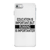 running is importanter iPhone 7 Case