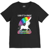 look it's a magical fck unicorn funny V-Neck Tee