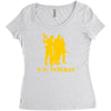us veteran Women's Triblend Scoop T-shirt
