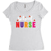 School Nurse Women's Triblend Scoop T-shirt