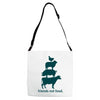 friends not food. Adjustable Strap Totes