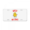 nugs not drugs License Plate
