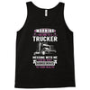 Warning I Belong To A Trucker Tank Top
