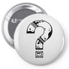 question mark Pin-back button