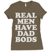 top dad bod Ladies Fitted T-Shirt