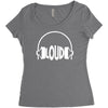 bargain loud records Women's Triblend Scoop T-shirt
