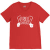 free shrugs V-Neck Tee