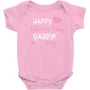 Happy Fathers Day Daddy Baby Bodysuit