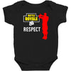 respect batle royal gaming Baby Bodysuit