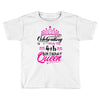 Celebrating With the 4th Birthday Queen Toddler T-shirt