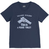 learn polish peace V-Neck Tee