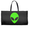 uomo alieno ufo stampa verde fluo divertente mitiche Weekender Totes