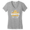 vote robots Women's V-Neck T-Shirt