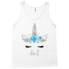 birthday unicorn family series dad Tank Top