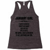 Super January Girl Racerback Tank