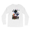 who loves husky Long Sleeve Shirts