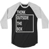 think outside the box 3/4 Sleeve Shirt
