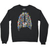 skeleton christmas tree Crewneck Sweatshirt