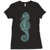 seahorse Ladies Fitted T-Shirt