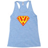 with superman vw logo Racerback Tank