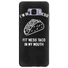 fitness fit taco in my mouth funny food eating healthy exercise gym Samsung Galaxy S8 Plus