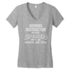 driving instructor superhero Women's V-Neck T-Shirt