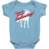 don't stop believing unicorn Baby Bodysuit