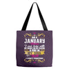 i am a january women Tote Bags