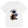who loves doberman V-Neck Tee